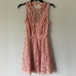 Pink Lace Dress